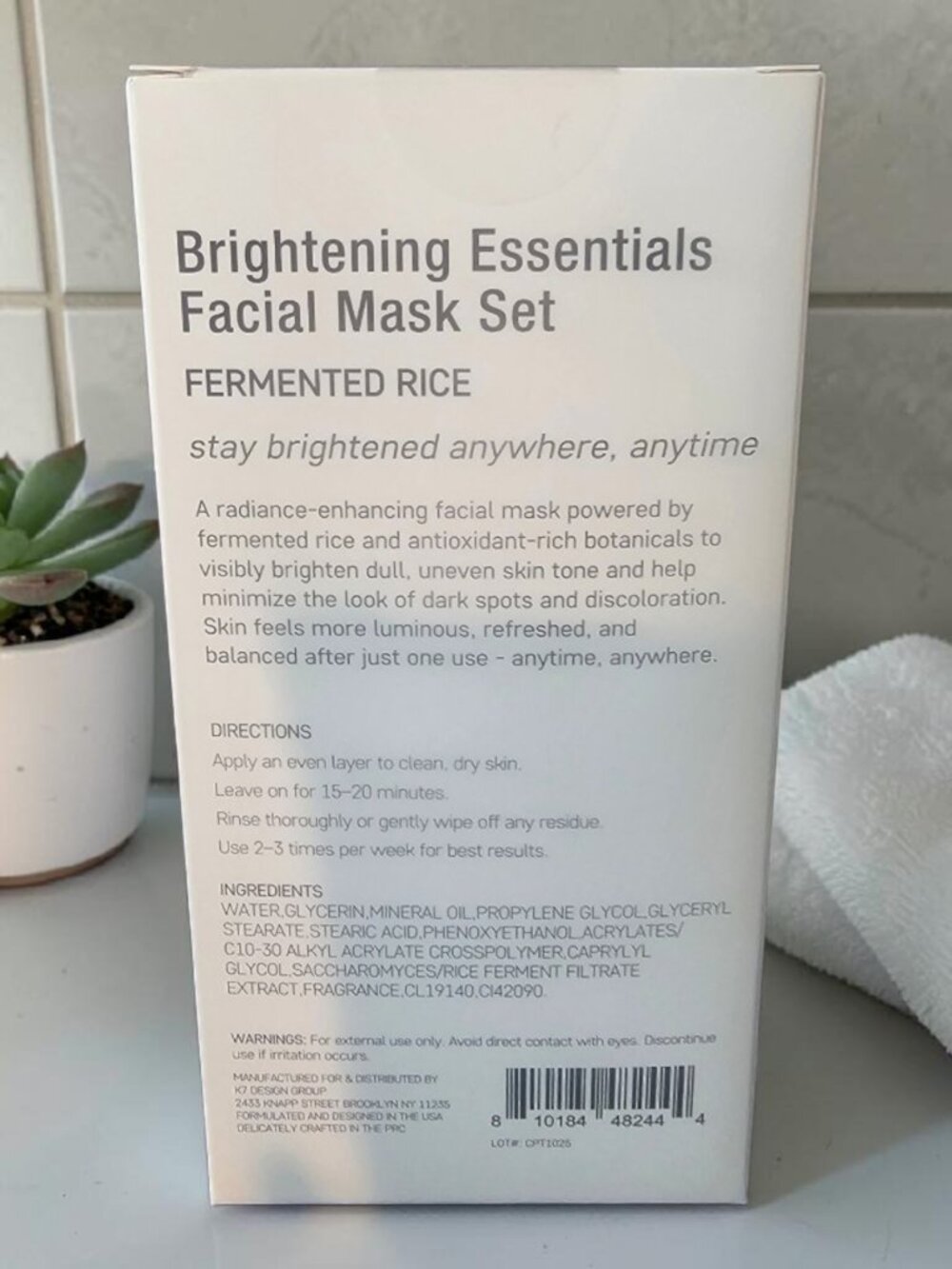 Revive Rx Brightening Essentials Facial Mask Set 10 Pack Face Masks - Picture 5 of 8